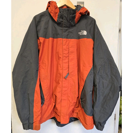 Full Zip Winter Ski Coat XL Jacket Orange Hy Vent The North Face