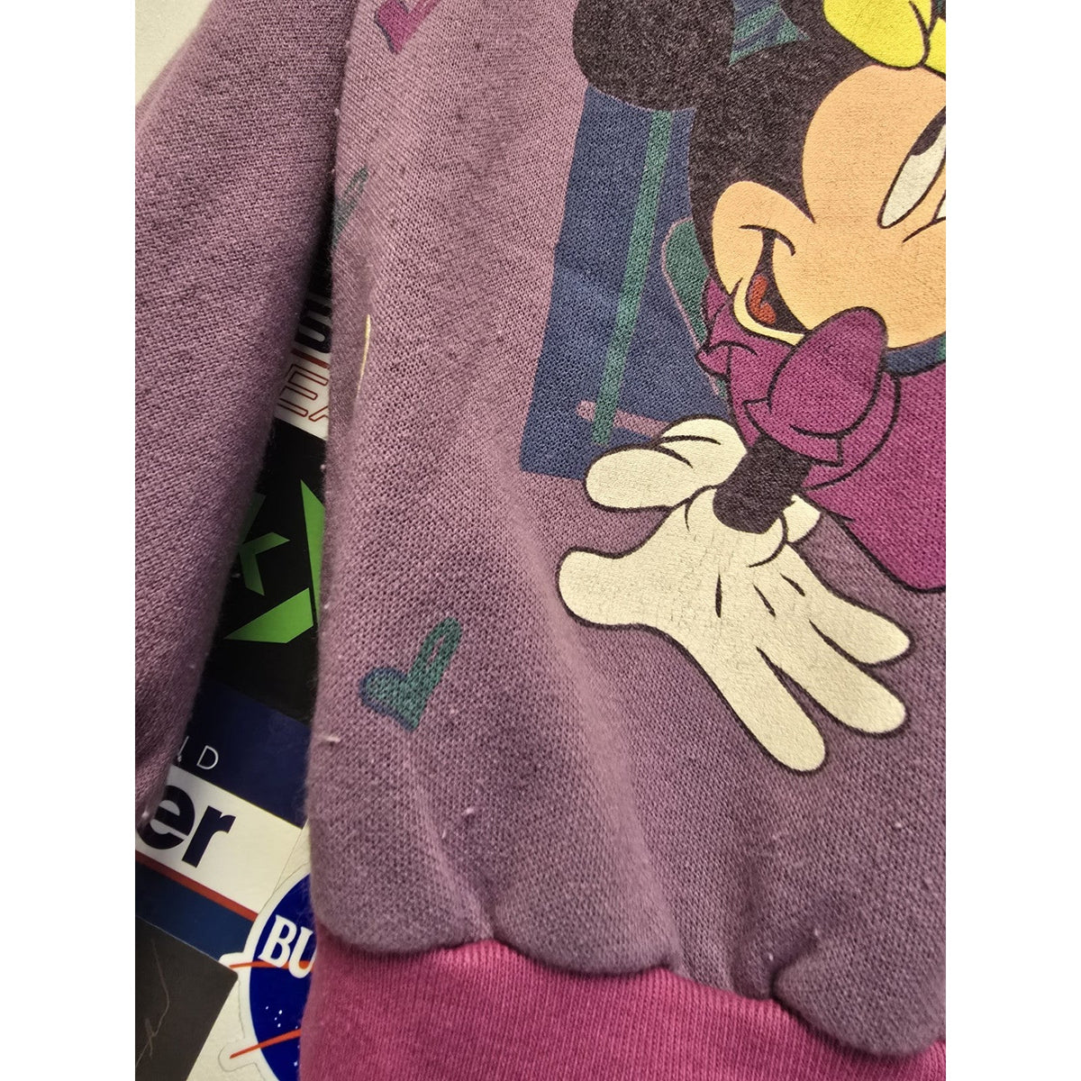 Vtg Minnie Mouse Crew Neck Sweatshirt Size 4T Mickey For Kids Stuff Disney