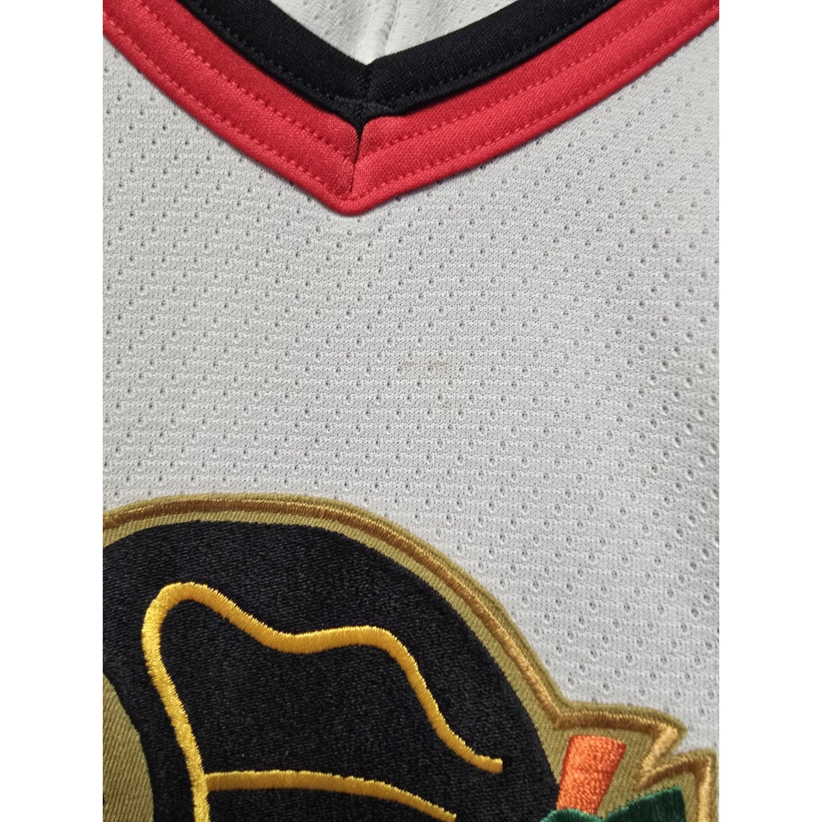 Vtg 80s/90s Chicago Blackhawks Jersey S NHL Hockey Air Maska Knit CCM