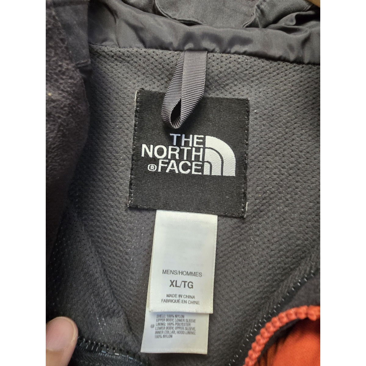 Full Zip Winter Ski Coat XL Jacket Orange Hy Vent The North Face
