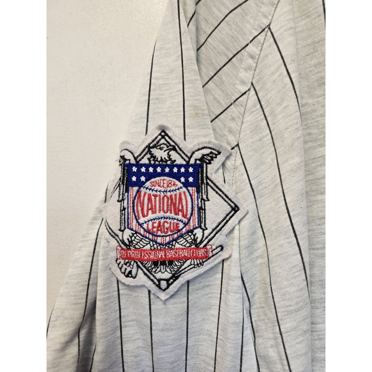 Vtg 90s Colorado Rockies Pinstripe Baseball Jersey XL MLB Baseball Starter