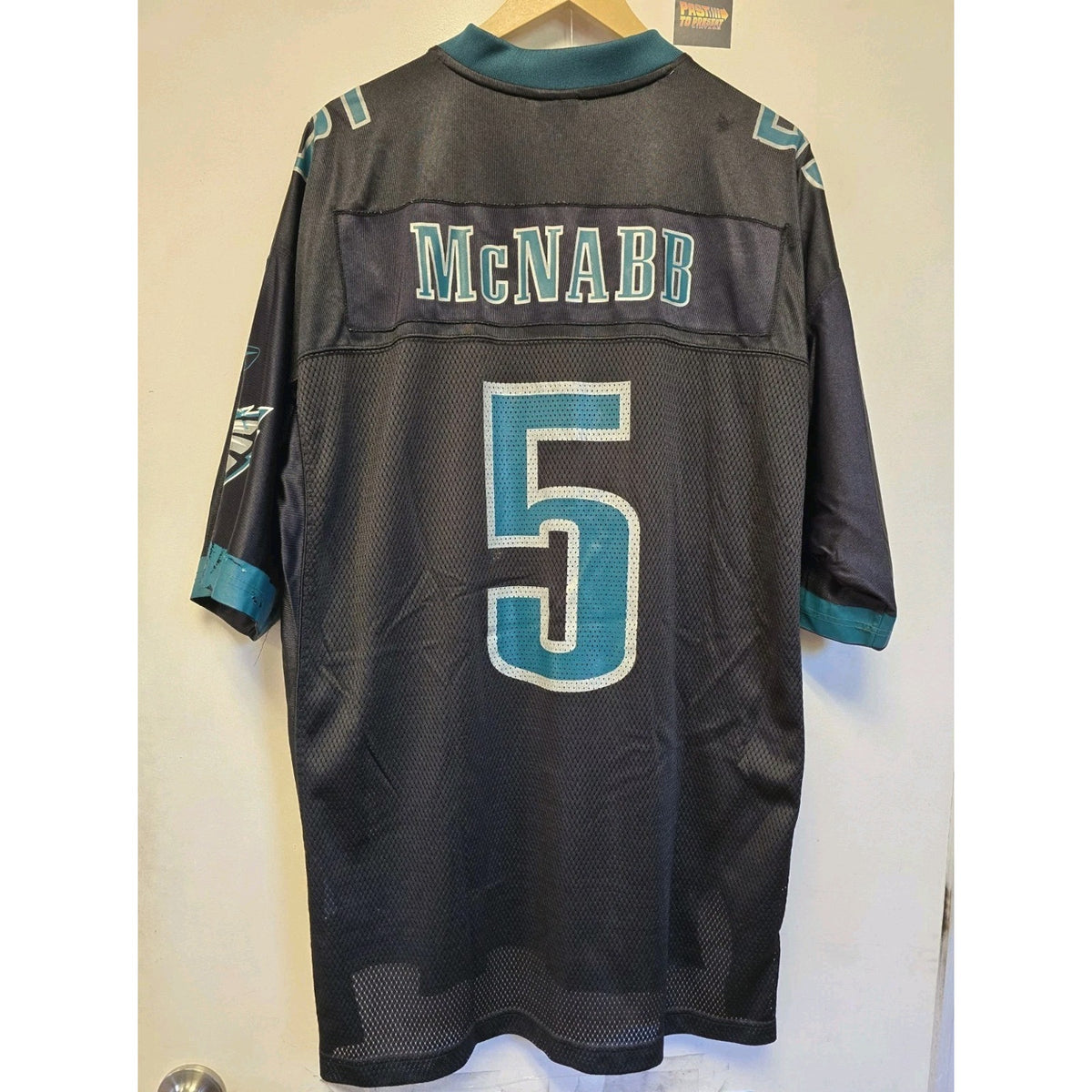 Vtg Philadelphia Eagles Donovan McNabb Black Jersey XL NFL Reebok