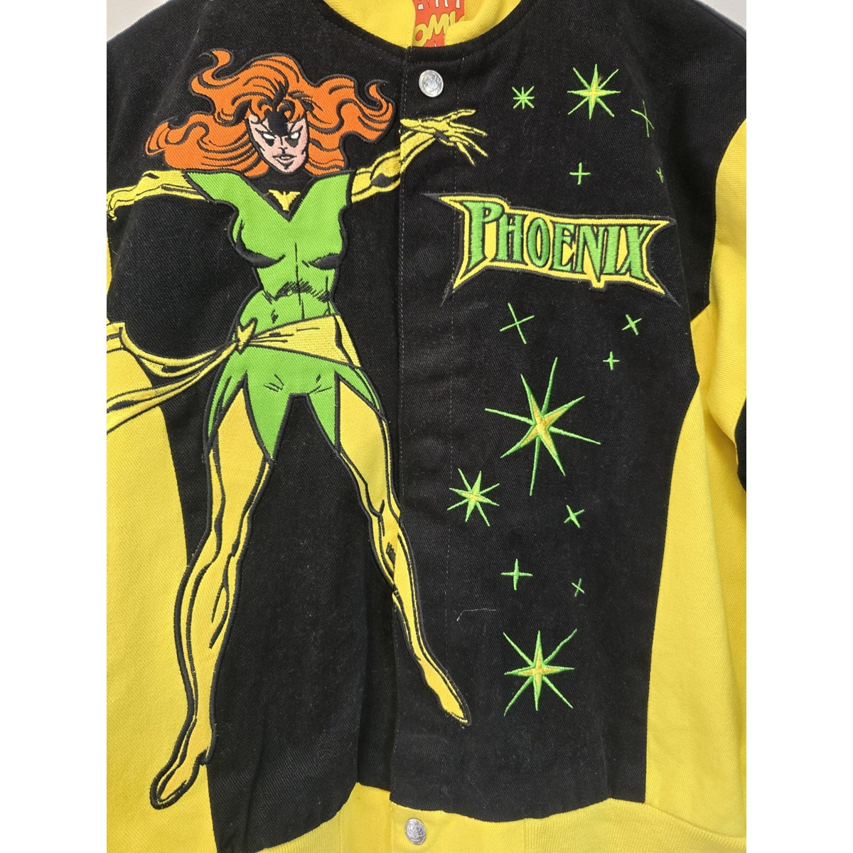 Marvel Phoenix "Girl Power" X-Men Kids Jacket Youth Size 2XL Jean Grey Phoenix