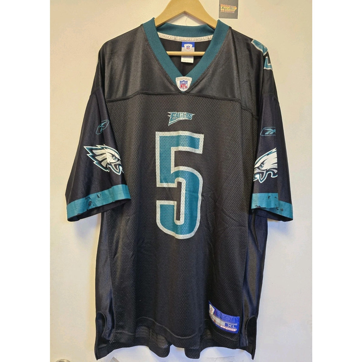 Vtg Philadelphia Eagles Donovan McNabb Black Jersey XL NFL Reebok