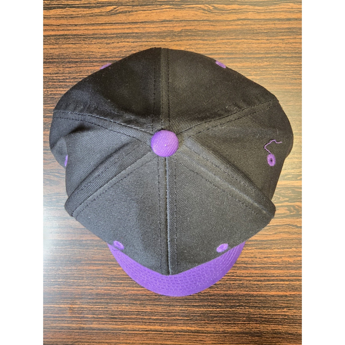 Vintage 90s Utah Jazz SnapBack Hat Mountain Logo Black Purple 2 Tone NBA Logo 7