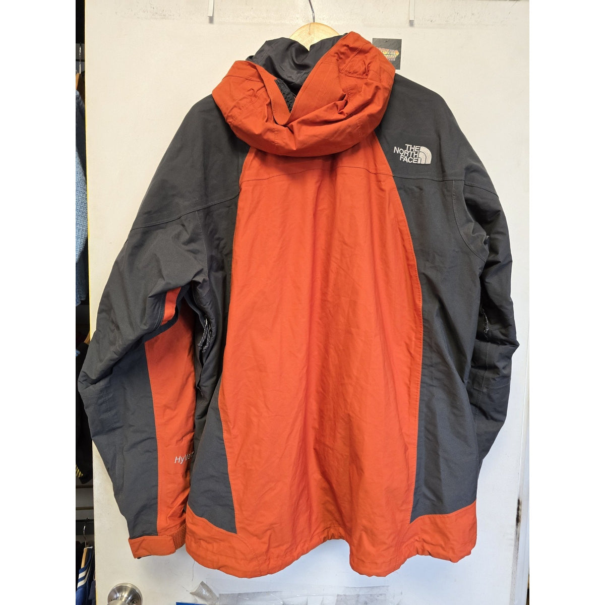 Full Zip Winter Ski Coat XL Jacket Orange Hy Vent The North Face