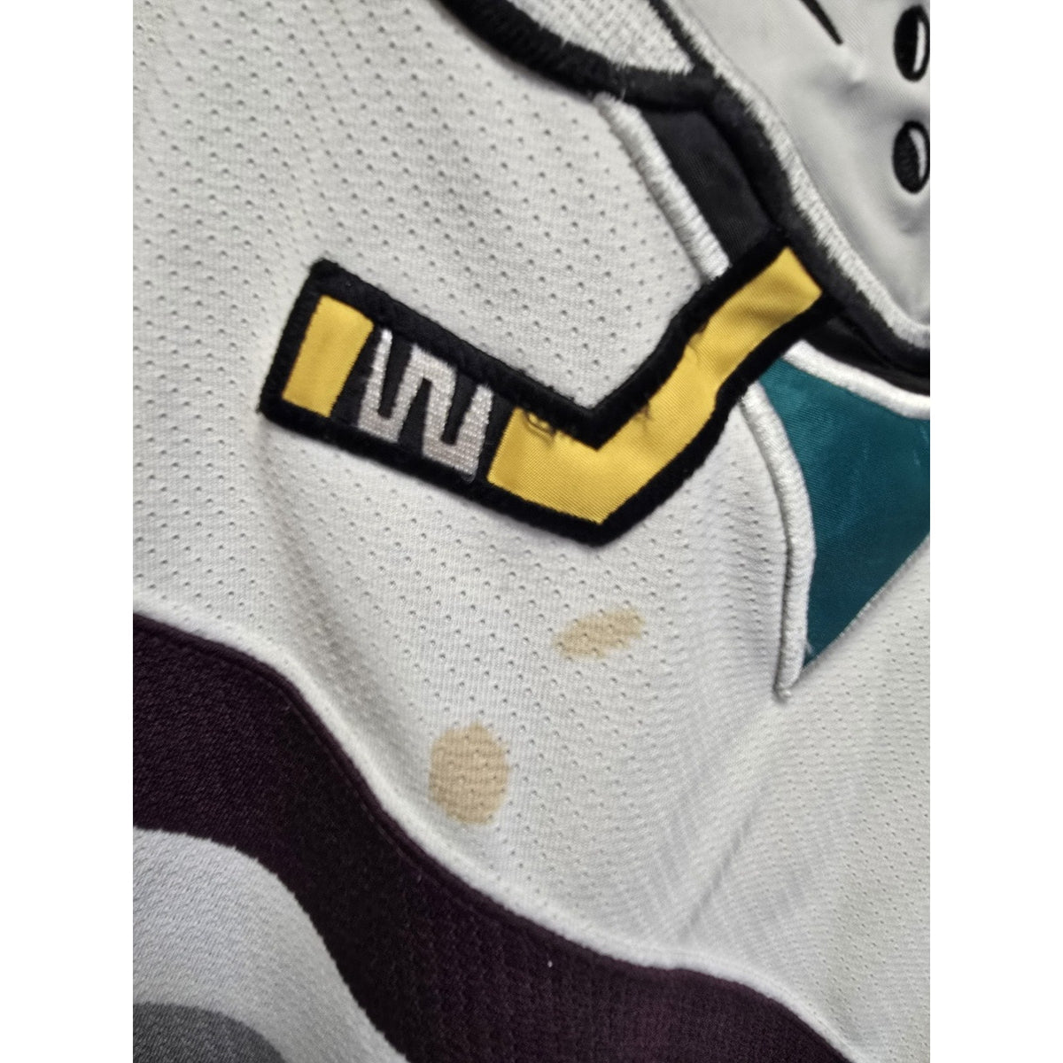 Vtg 90s Anaheim Mighty Ducks Jersey L NHL Hockey Starter