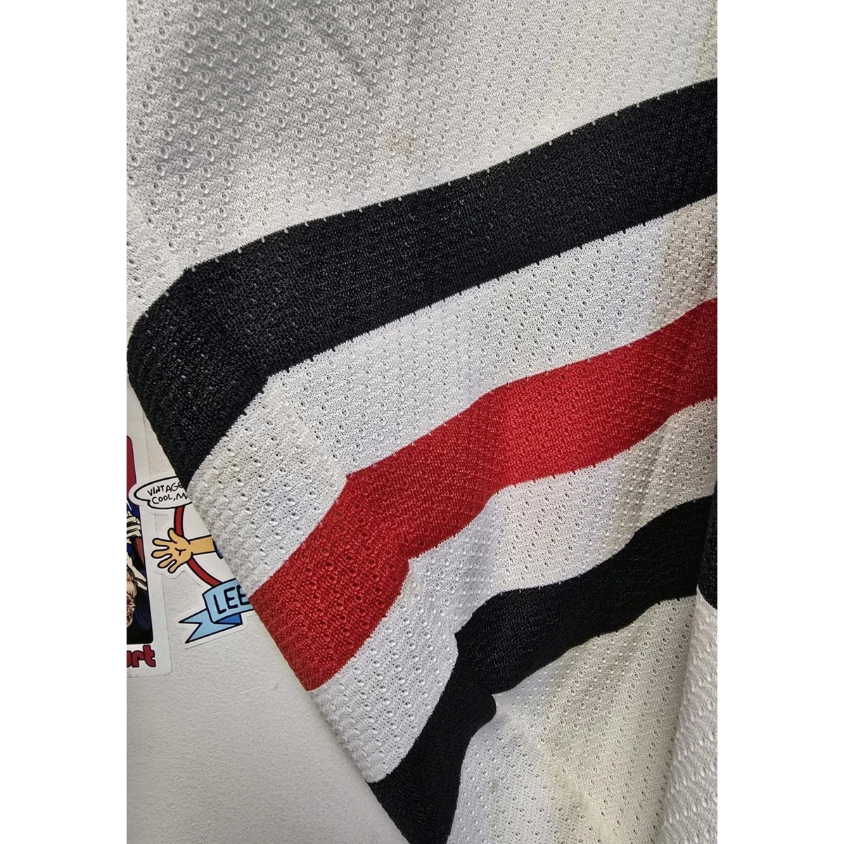 Vtg 80s/90s Chicago Blackhawks Jersey S NHL Hockey Air Maska Knit CCM