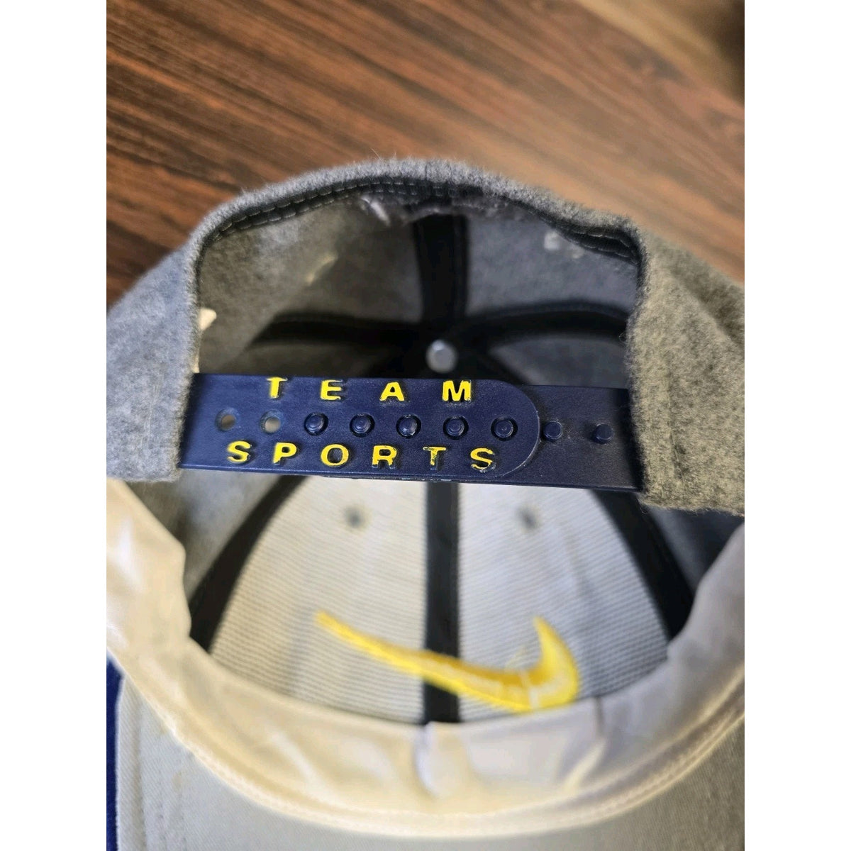Vtg 90s University Of Michigan Wolverines Snapback Hat NCAA Nike Team Sports