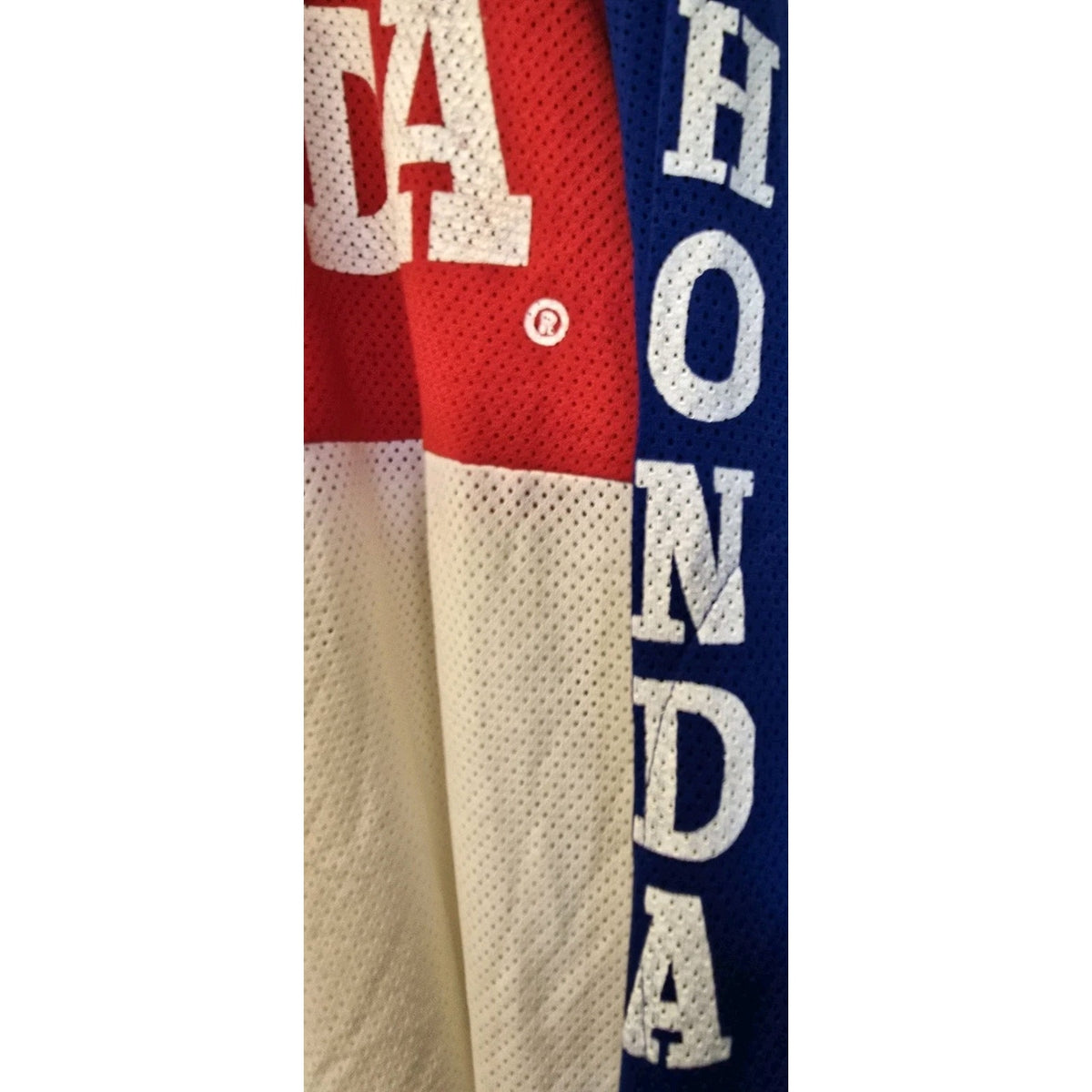 Vtg 70s Honda Motorcross Racing Jersey L Motorcycle Dirt Street Bike Biker