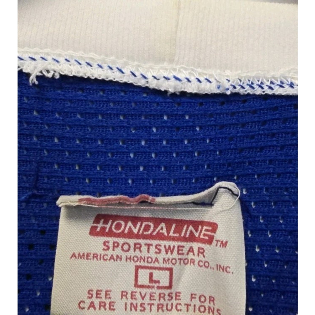 Vtg 70s Honda Motorcross Racing Jersey L Motorcycle Dirt Street Bike Biker
