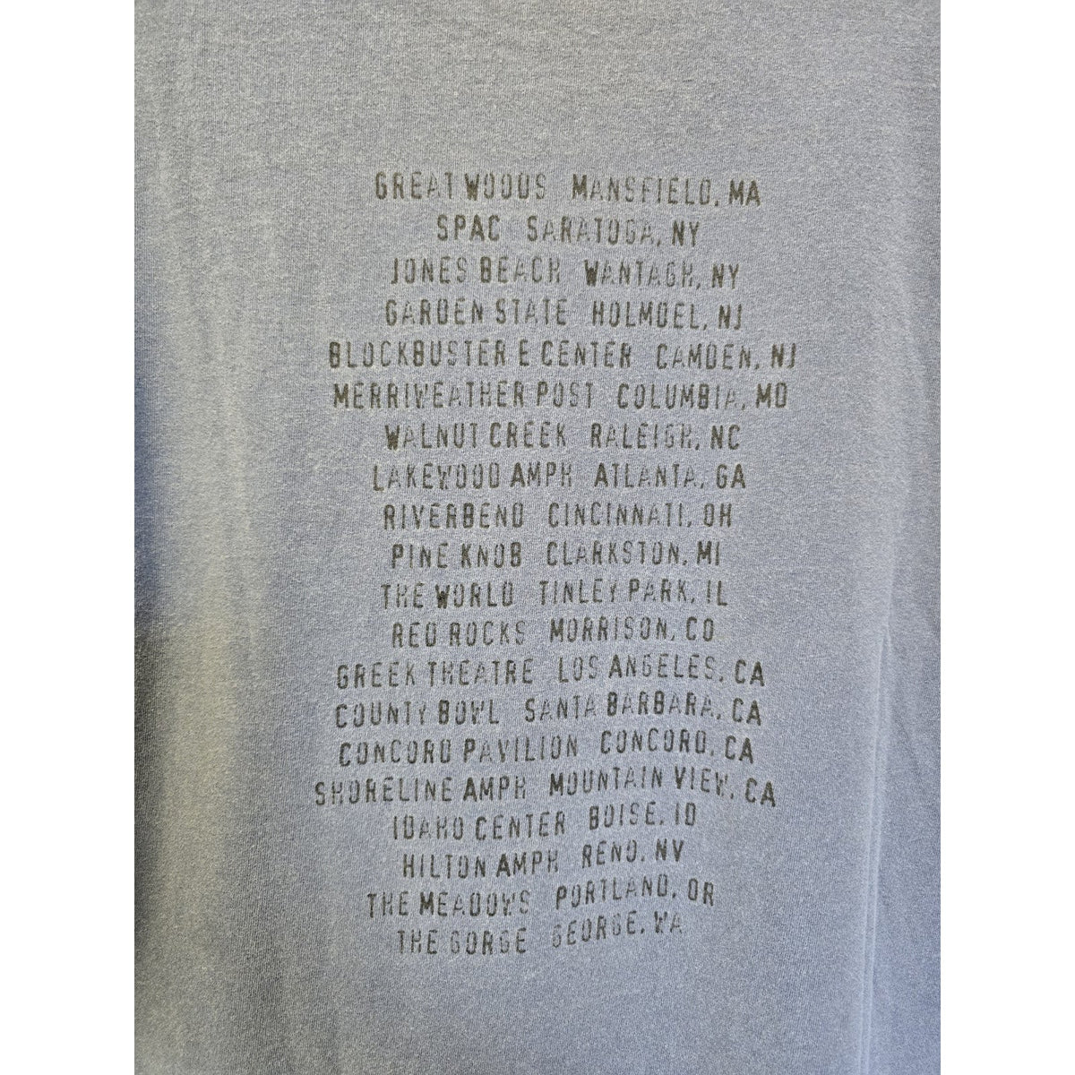 Vtg Tour 1999 T Shirt L Bruce Hornsby Shawn Calvin Bonnie Raitt Jackson Browne
