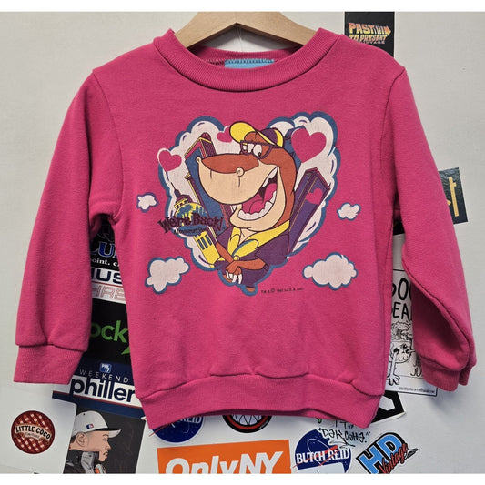 Vtg 90s A Dinosaur's Story Crew Neck Sweatshirt 4T