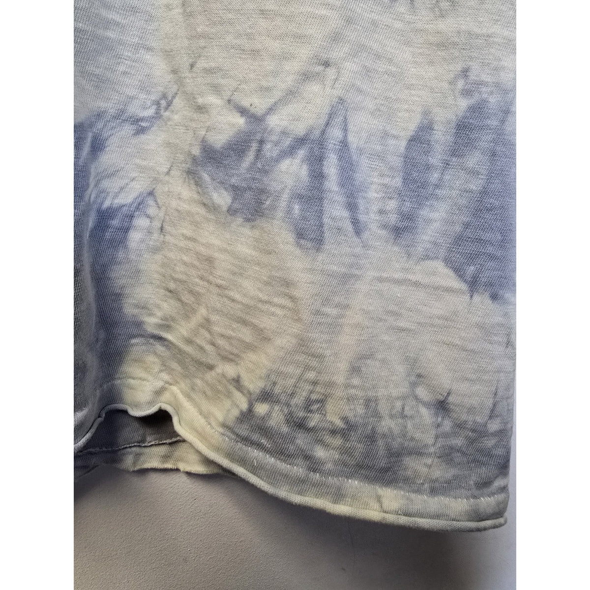 Vtg 80s Led Zeppelin Tie Dye Band T Shirt L Single Stitch Rock N Roll Thrashed