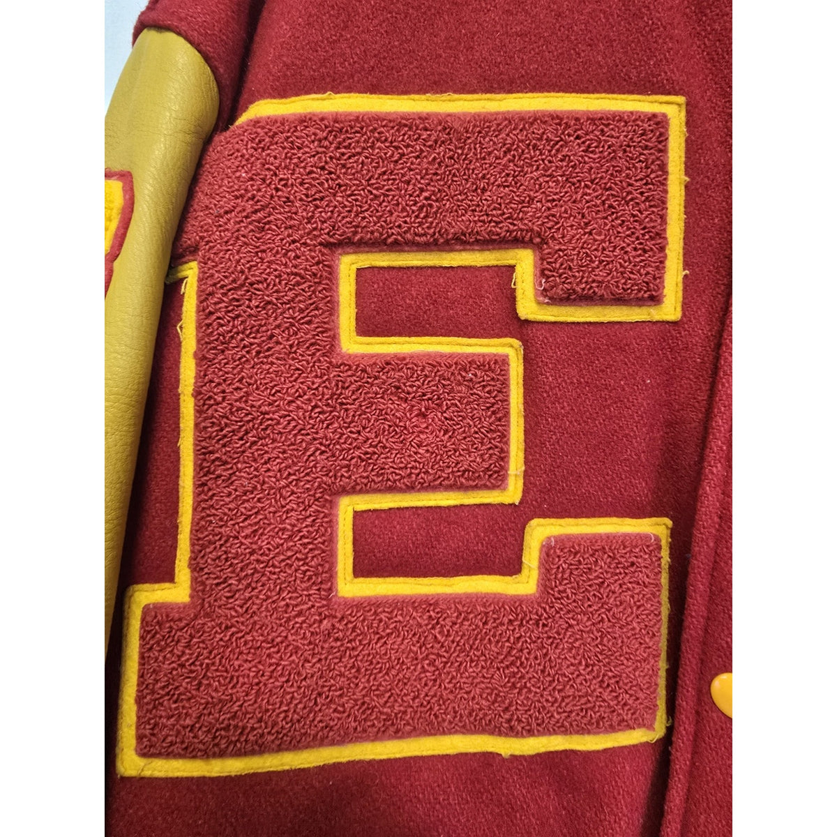 Vtg 90s Edison High School Letterman Jacket L 1995 DeLong