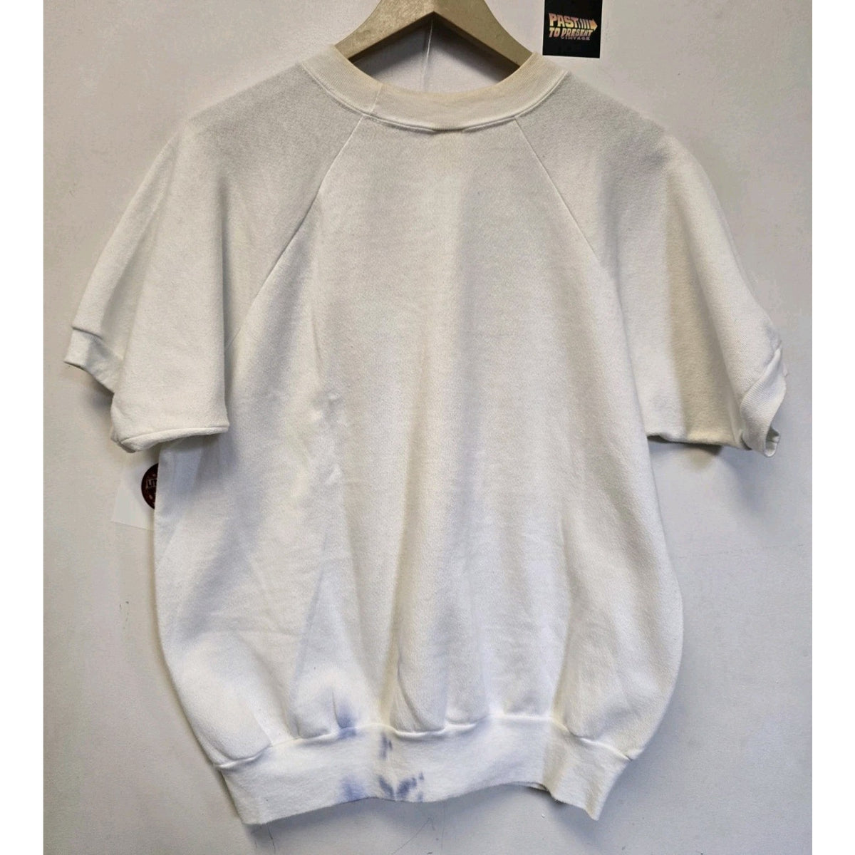 Vtg 80s/90s United Colors Of Benotten Short Sleeve Crew Neck Sweatshirt L USA