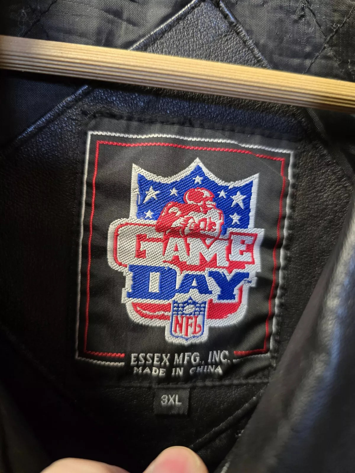 Vtg Philadelphia Eagles Leather Jacket 3XL NFL Gameday