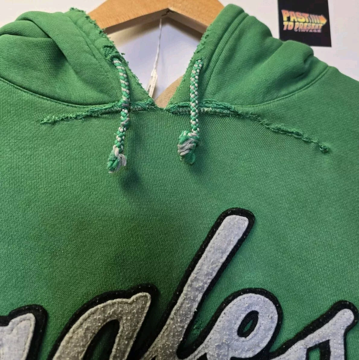 Philadelphia Eagles Starter Hoodie Thrashed Well Worn