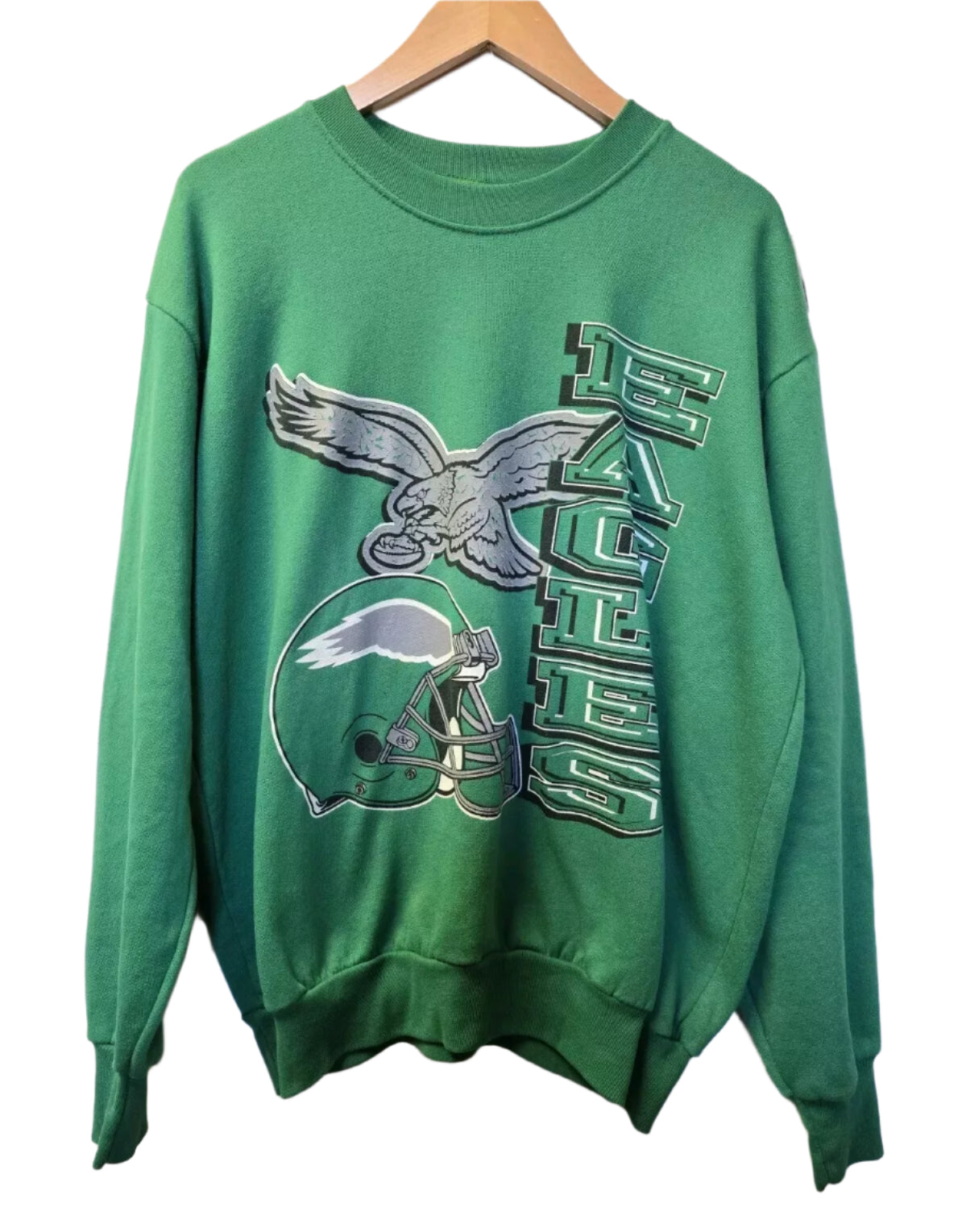 90s Philadelphia Eagles Kelly Sweatshirt