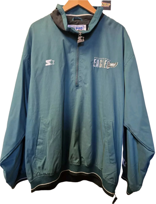 Philadelphia Eagles Starter Quarter Zip Jacket 90s